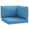 Vidaxl palletkussens 3 st stof gemêleerd blauw