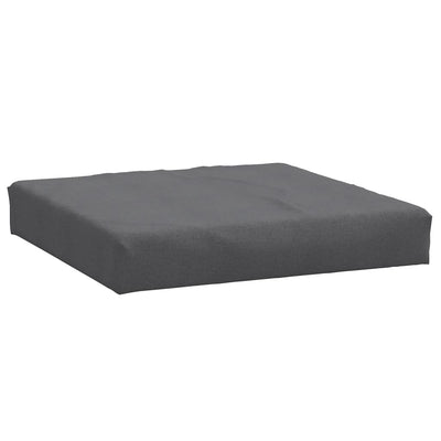 Vidaxl palletkussen 60x60x9,5 cm stof gemêleerd antracietkleurig