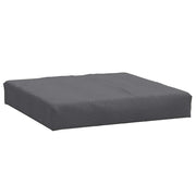 Vidaxl palletkussen 60x60x9,5 cm stof gemêleerd antracietkleurig - afbeelding 2