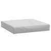 Vidaxl palletkussen 60x60x9,5 cm stof gemêleerd lichtgrijs