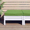 Vidaxl palletkussen 60x60x9,5 cm stof gemêleerd groen