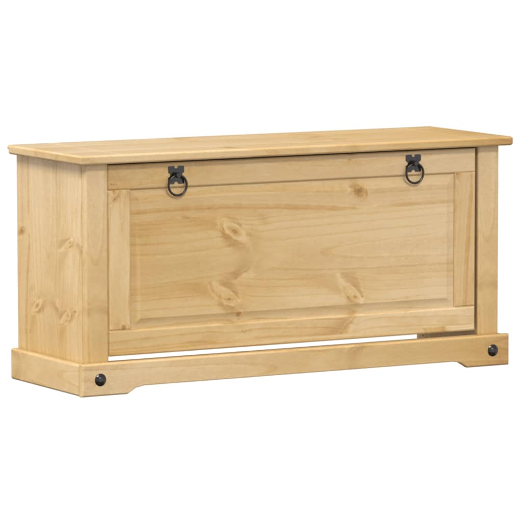 Vidaxl schoenenkast corona 99x32x47 cm massief grenenhout