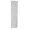 Vidaxl vliegengordijn 56x200 cm chenille lichtgrijs en wit