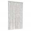 Vidaxl vliegengordijn 100x200 cm chenille lichtgrijs en wit