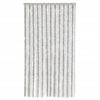 Vidaxl vliegengordijn 100x230 cm chenille lichtgrijs en wit