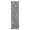 Vidaxl vliegengordijn 56x200 cm chenille grijs en zwart
