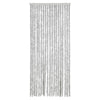 Vidaxl vliegengordijn 56x200 cm chenille grijs