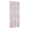 Vidaxl vliegengordijn 56x185 cm chenille zilvergrijs en roze
