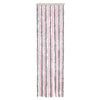 Vidaxl vliegengordijn 56x185 cm chenille zilvergrijs en roze