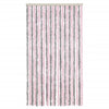 Vidaxl vliegengordijn 100x230 cm chenille zilvergrijs en roze