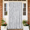 Vidaxl vliegengordijn 100x200 cm chenille grijs en wit