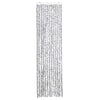 Vidaxl vliegengordijn 56x200 cm chenille lichtgrijs en donkergrijs