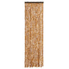 Vidaxl vliegengordijn 56x200 cm chenille okerkleurig en wit