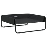 Vidaxl hondenmand verhoogd oxford stof en staal antracietkleurig - afbeelding 2