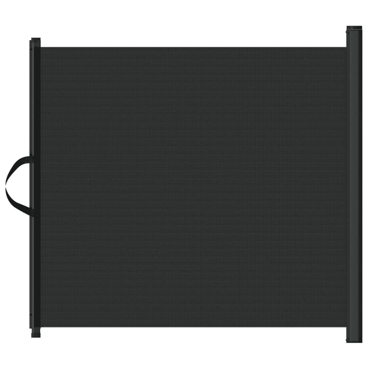 Vidaxl huisdierenhek uittrekbaar 117,5x125 cm zwart