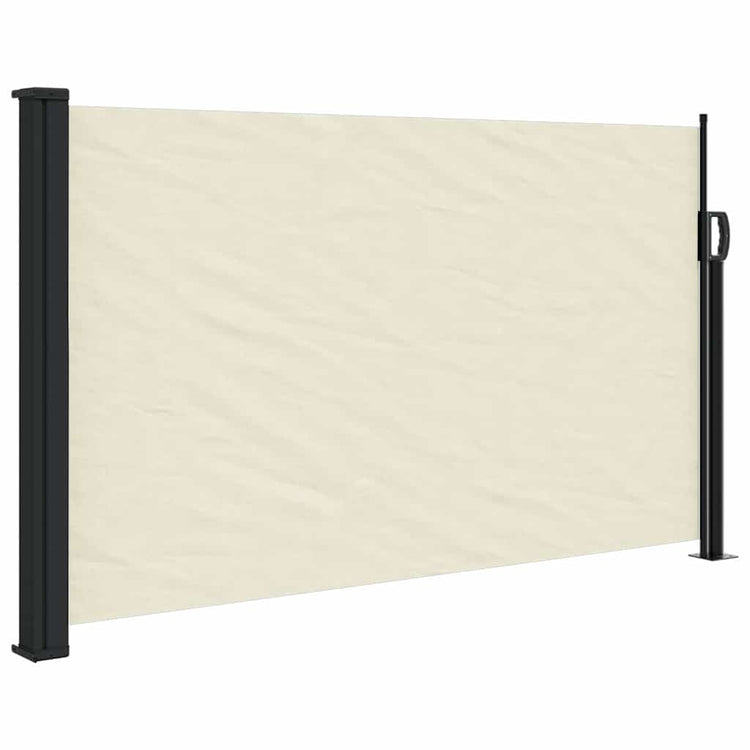 Vidaxl windscherm uittrekbaar 117x300 cm crèmekleurig