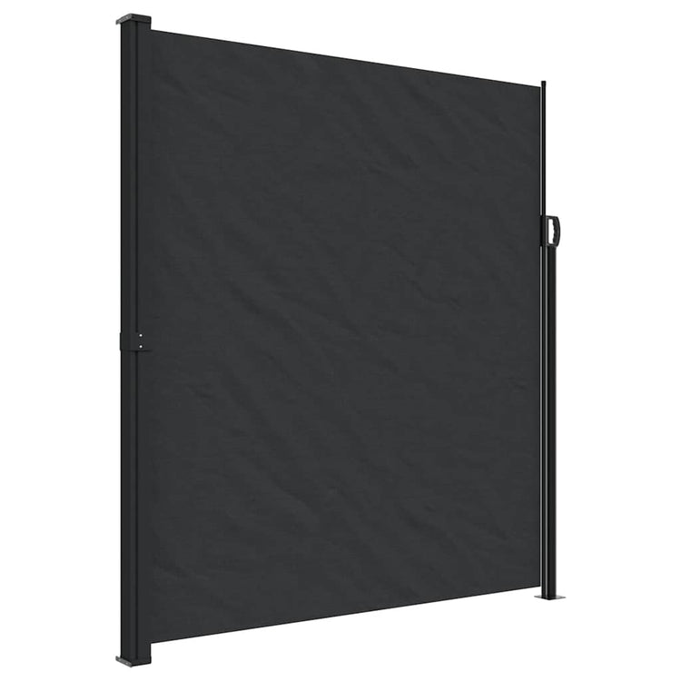 Vidaxl windscherm uittrekbaar 220x300 cm zwart