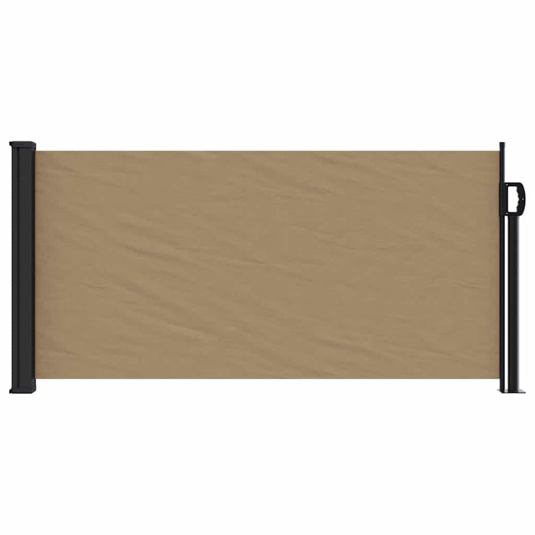 Vidaxl windscherm uittrekbaar 100x500 cm taupe