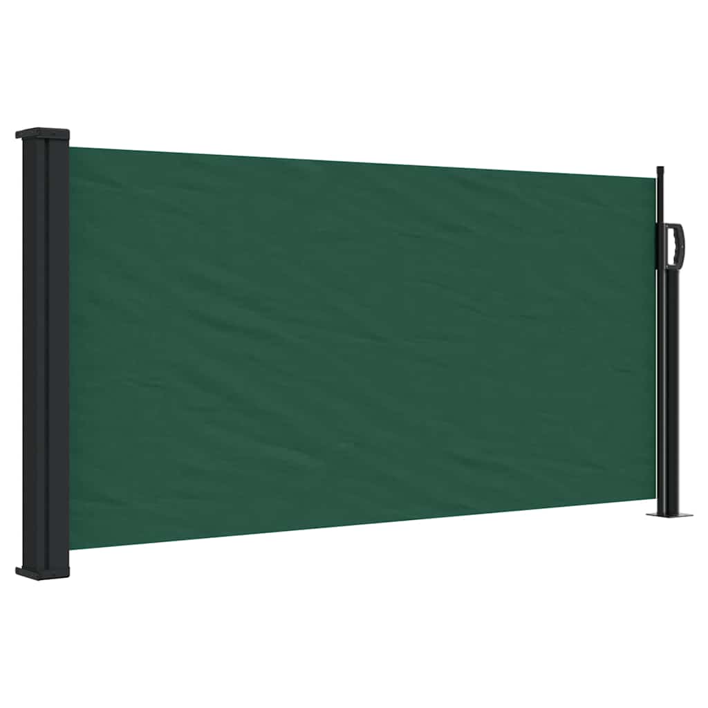 Vidaxl windscherm uittrekbaar 100x500 cm donkergroen