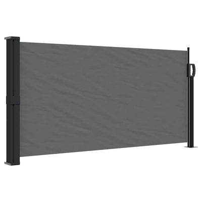 Vidaxl uitschuifbaar zijluifel antraciet 100x500 cm