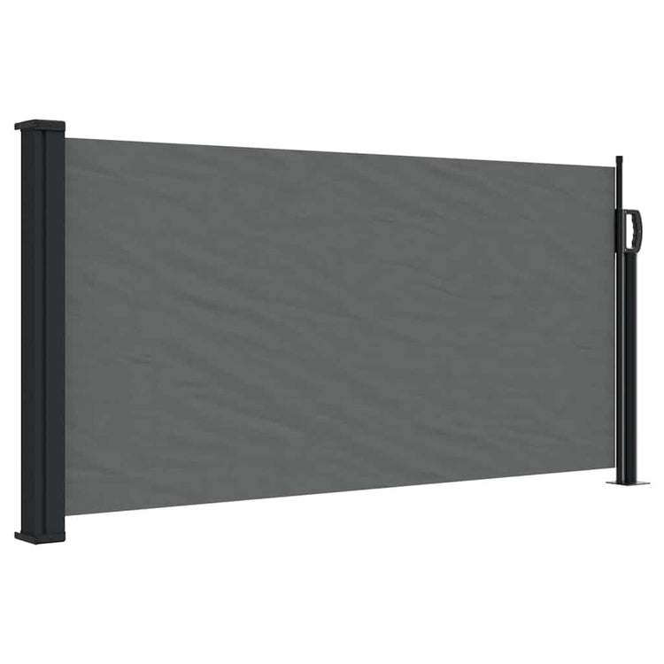 Vidaxl uitschuifbaar zijluifel antraciet 100x500 cm