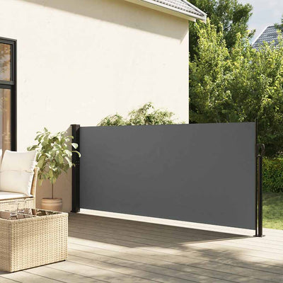 Vidaxl uitschuifbaar zijluifel antraciet 100x500 cm