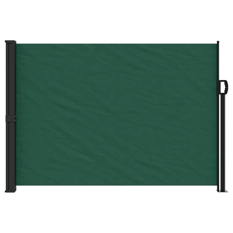 Vidaxl windscherm uittrekbaar 140x500 cm donkergroen