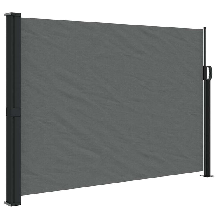 Vidaxl uitschuifbaar zijluifel antraciet 140x500 cm