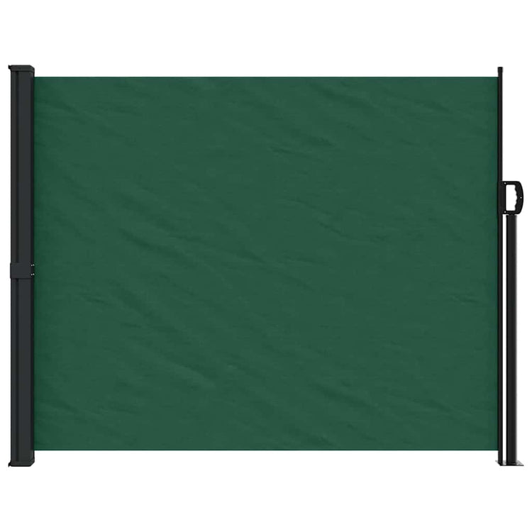 Vidaxl windscherm uittrekbaar 160x500 cm donkergroen