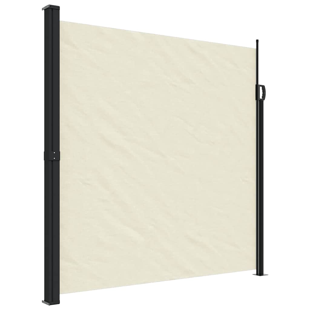 Vidaxl windscherm uittrekbaar 200x500 cm crèmekleurig