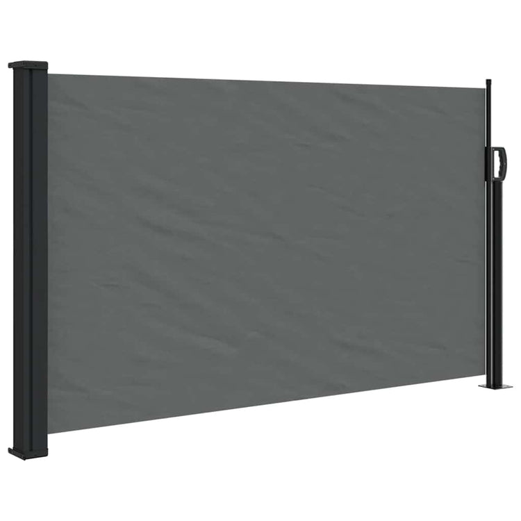 Vidaxl uitschuifbaar zijluifel antraciet 120x600 cm