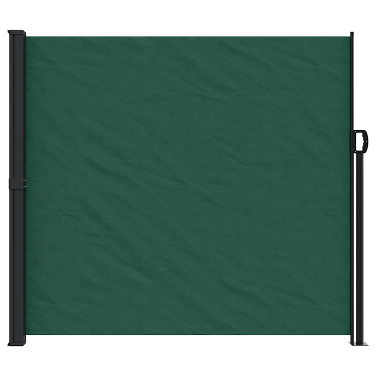 Vidaxl tuinscherm uittrekbaar 180x600 cm donkergroen