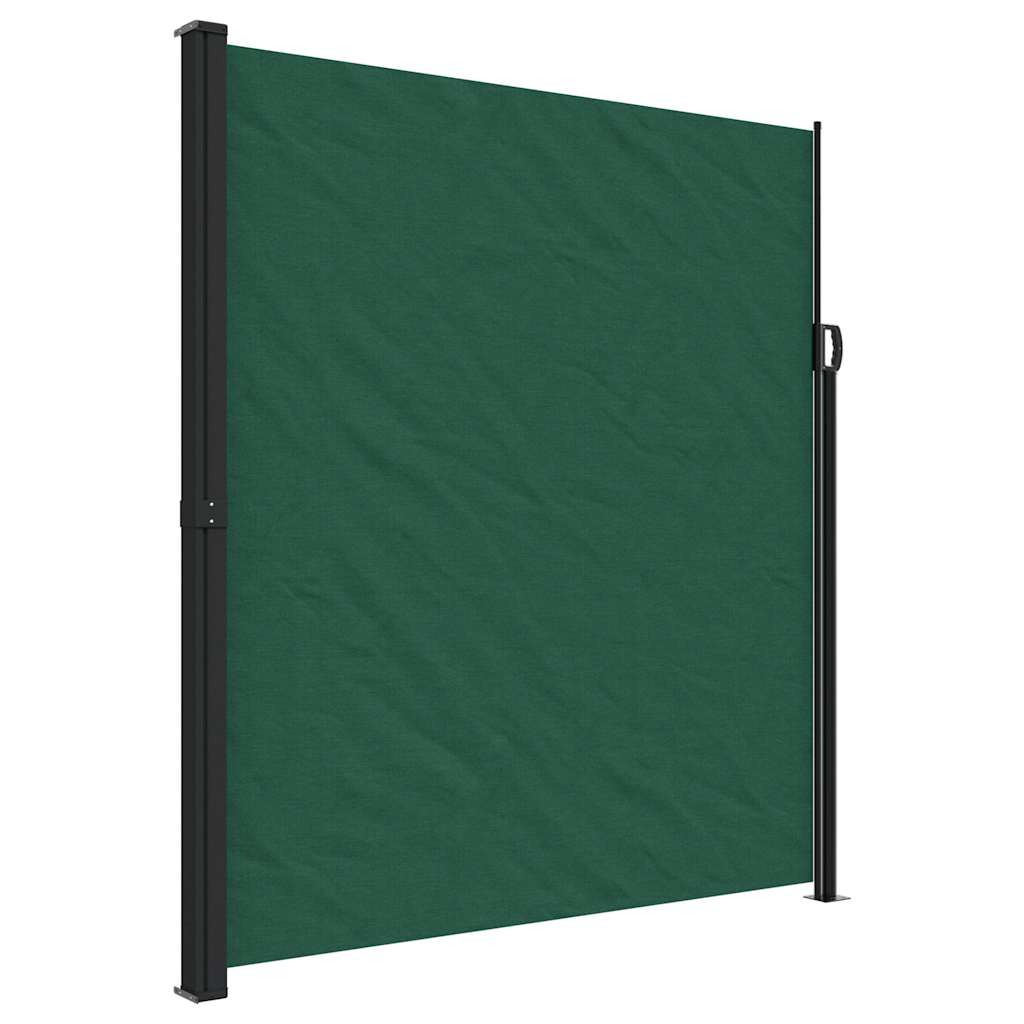 Vidaxl windscherm uittrekbaar 220x600 cm donkergroen