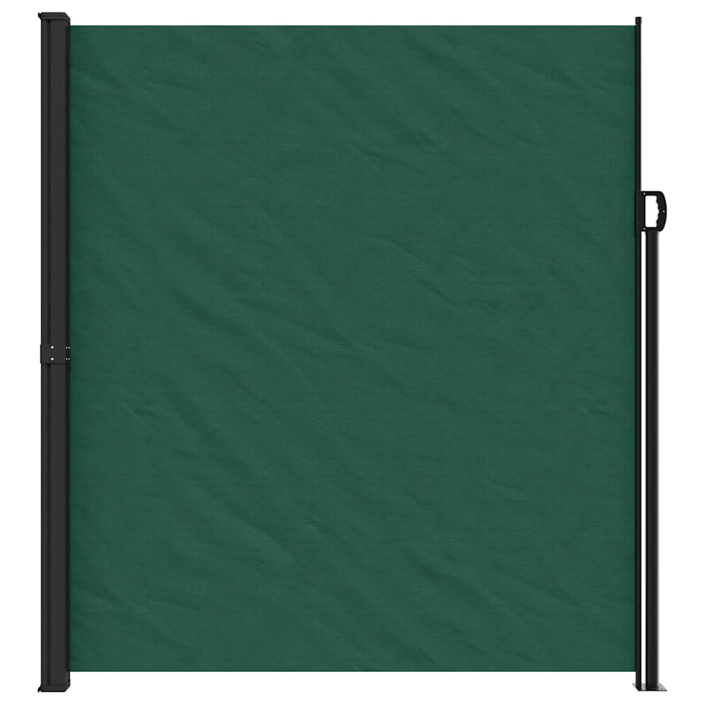 Vidaxl windscherm uittrekbaar 220x600 cm donkergroen