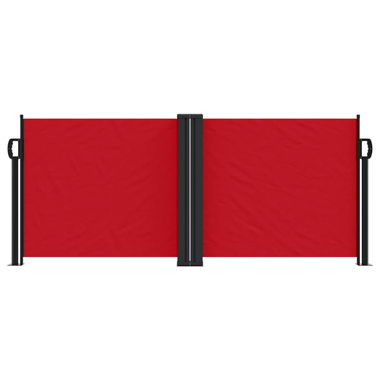 Vidaxl windscherm uittrekbaar 100x600 cm rood
