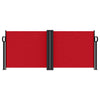Vidaxl windscherm uittrekbaar 100x600 cm rood