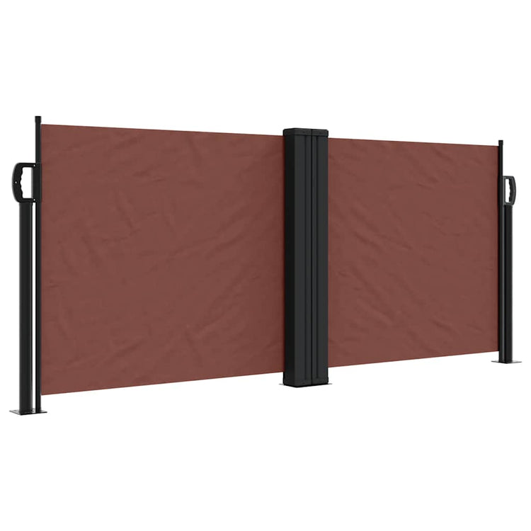 Vidaxl windscherm uittrekbaar 100x600 cm bruin