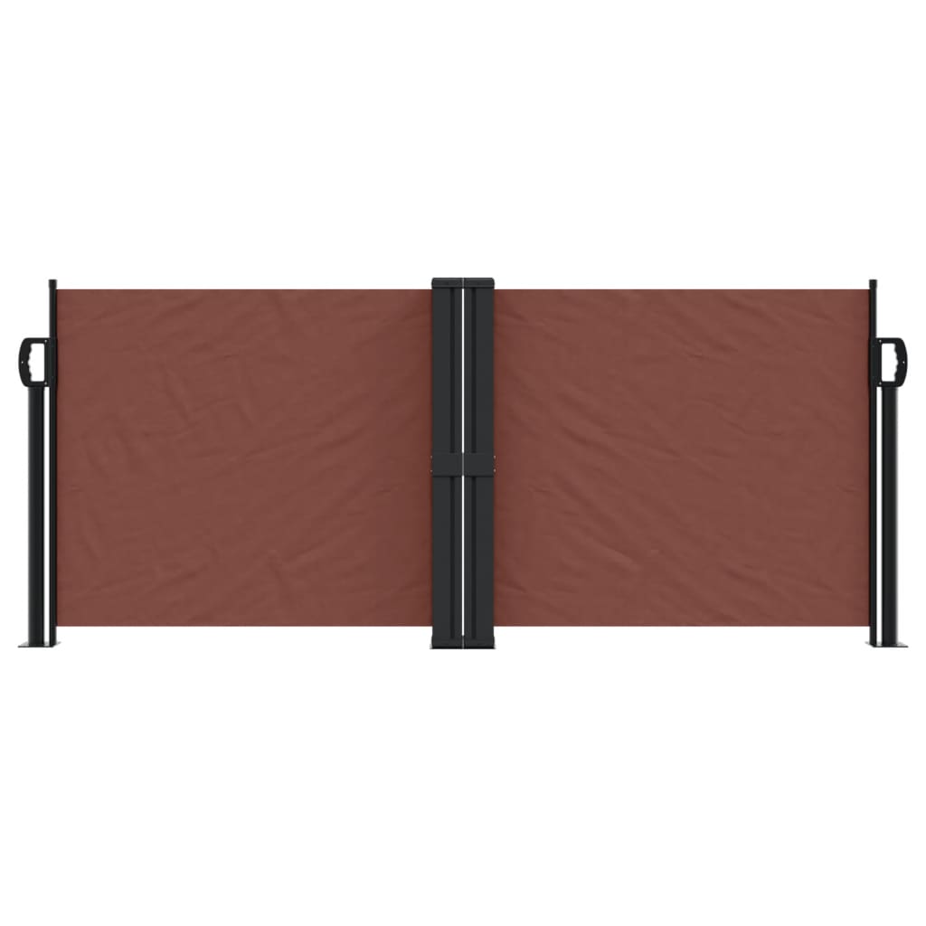 Vidaxl windscherm uittrekbaar 100x600 cm bruin