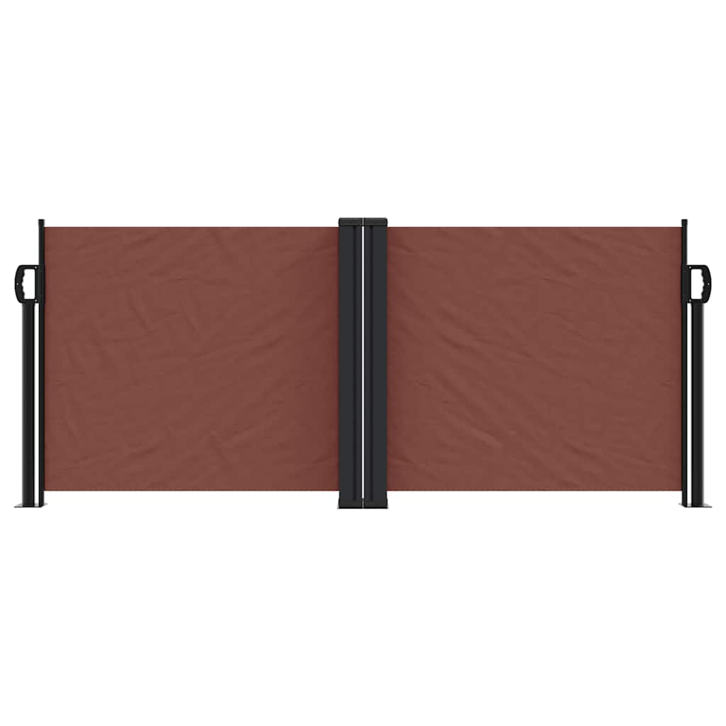 Vidaxl windscherm uittrekbaar 100x600 cm bruin