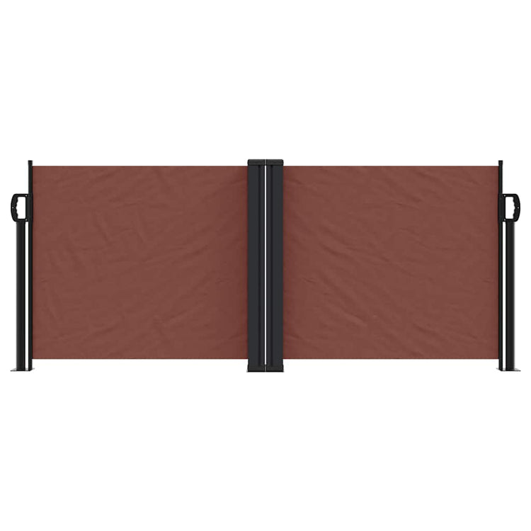 Vidaxl windscherm uittrekbaar 100x600 cm bruin
