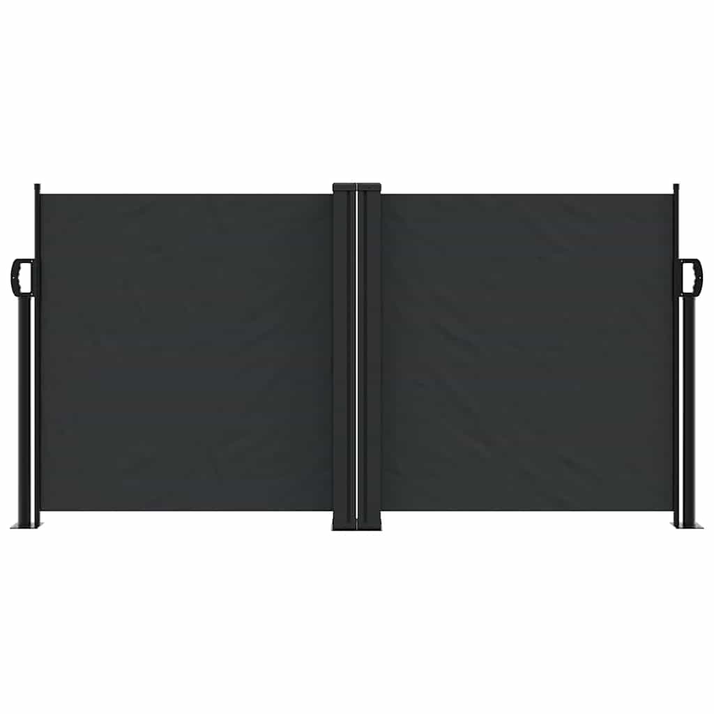 Vidaxl windscherm uittrekbaar 120x600 cm zwart