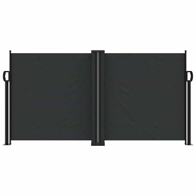 Vidaxl windscherm uittrekbaar 120x600 cm zwart