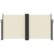 Vidaxl windscherm uittrekbaar 120x600 cm crème - afbeelding 3