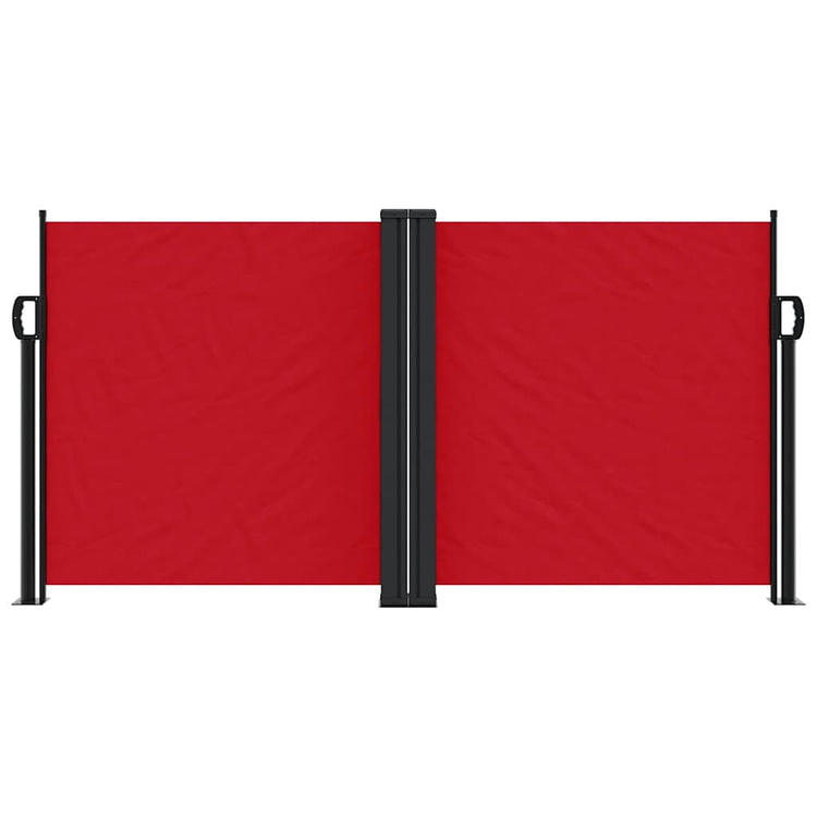 Vidaxl windscherm uittrekbaar 120x600 cm rood