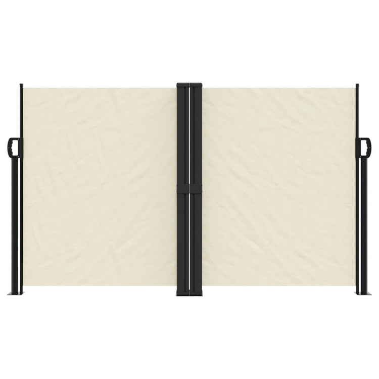 Vidaxl tuinscherm uittrekbaar 140x600 cm crème