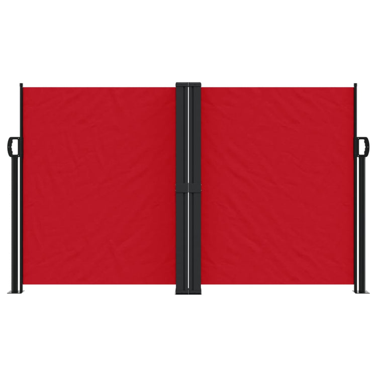 Vidaxl windscherm uittrekbaar 140x600 cm rood
