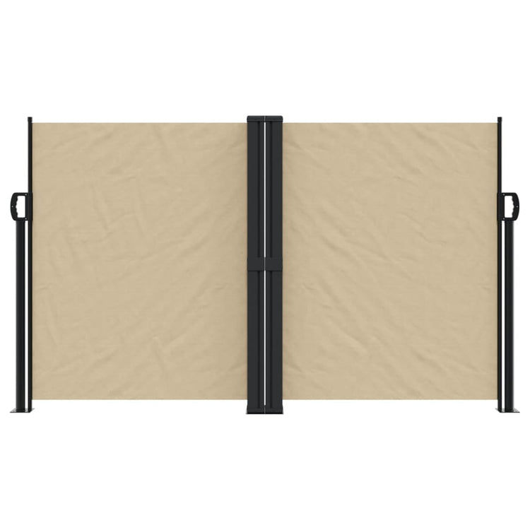 Vidaxl windscherm uittrekbaar 140x600 cm beige