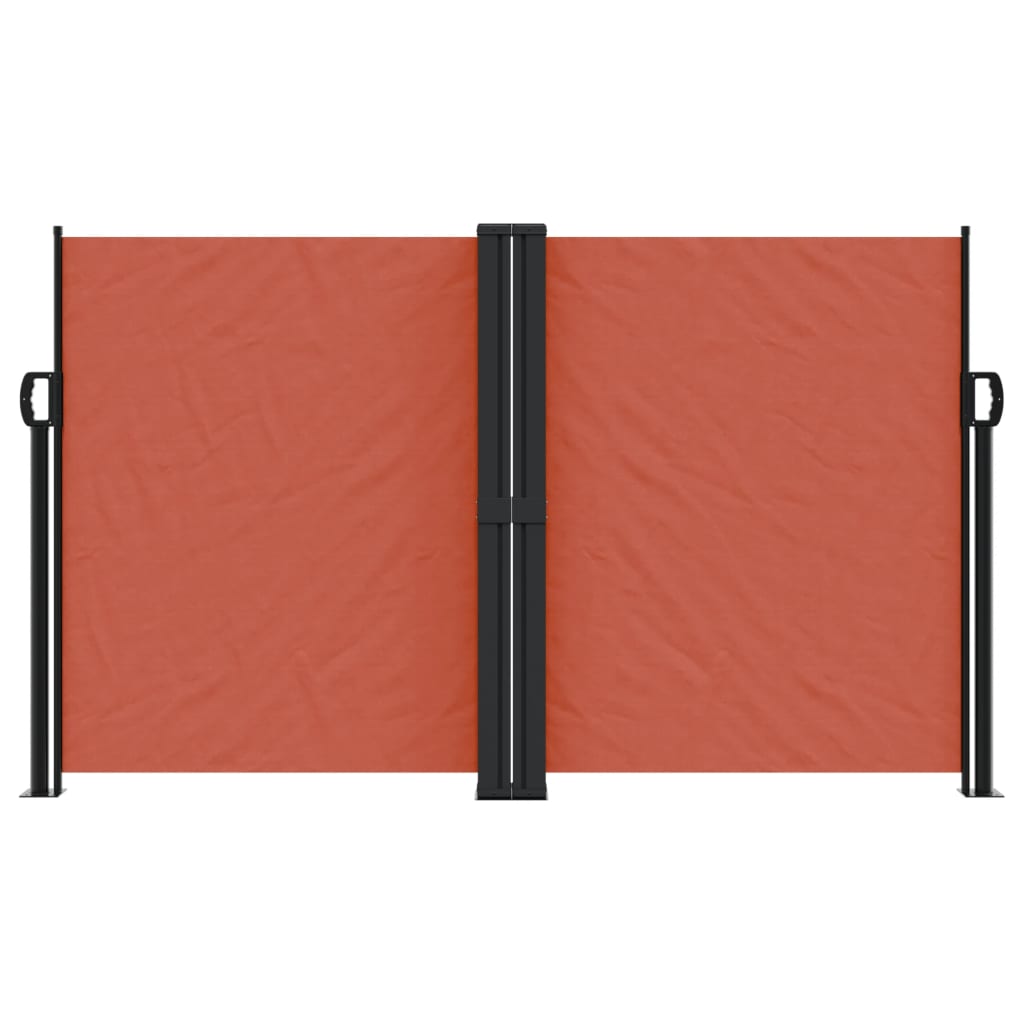 Vidaxl windscherm uittrekbaar 140x600 cm terracotta