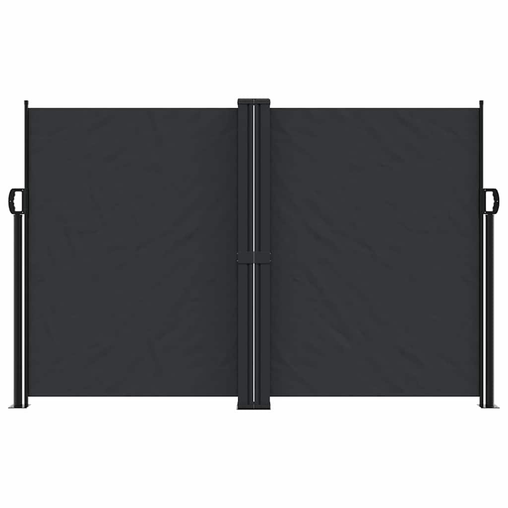 Vidaxl windscherm uittrekbaar 160x600 cm zwart