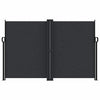 Vidaxl windscherm uittrekbaar 160x600 cm zwart